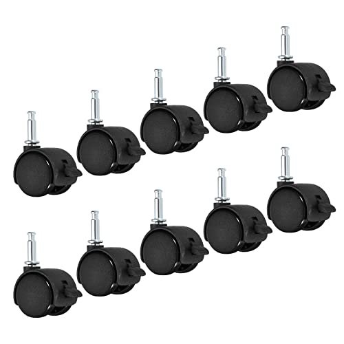 1" Swivel Stem Casters Nylon 360 Degree — PATIKIL