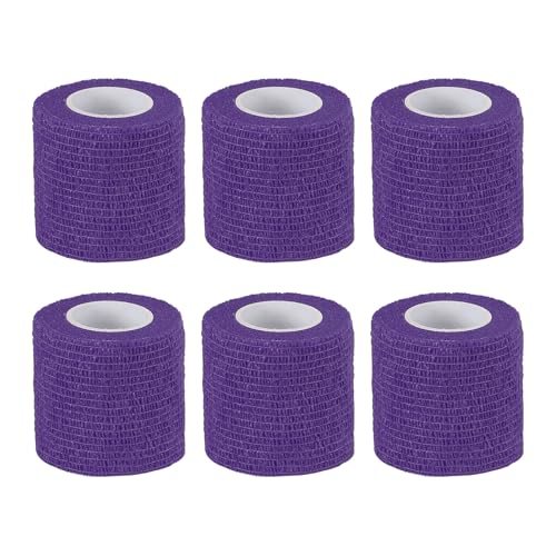 1" x 177" Self Adhesive Bandage Wrap, 6 Pcs Elastic Self Breathable Self — PATIKIL