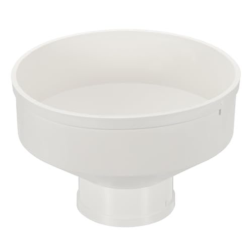 10" to 4" Duct Reducer PVC Pipe Increaser Ducting Adapter White, Airflow — PATIKIL