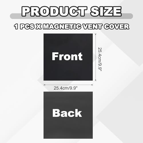 10" x 10" Magnetic Vent Cover, Floor Wall Air Registers Cover Magnet Vent view 2