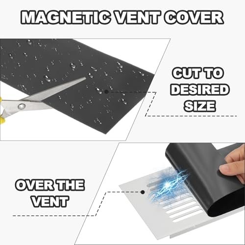 10" x 10" Magnetic Vent Cover, Floor Wall Air Registers Cover Magnet Vent view 5