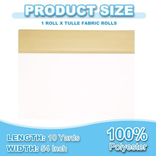 100% Polyester Tulle Fabric Rolls, Tutu Skirts, Table Skirt view 2