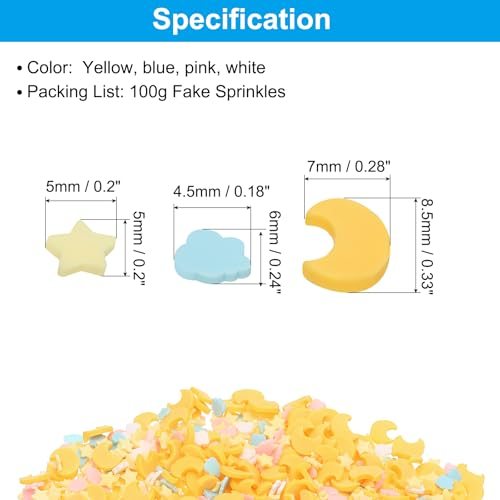 100g Fake Sprinkles Faux Sprinkles view 2