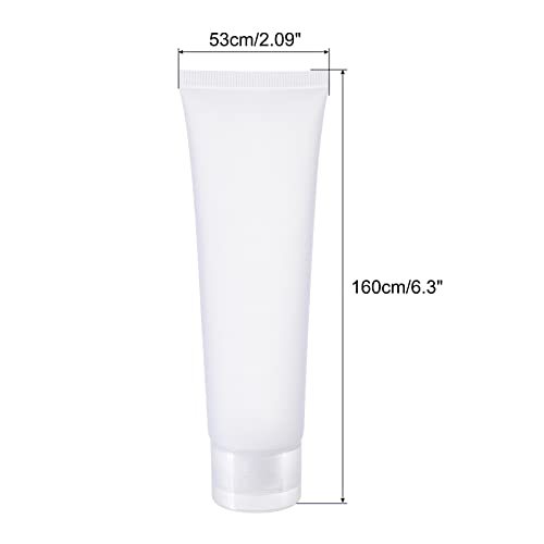 100ml Squeeze Tube, 6 Pack Empty Cosmetic Tubes Plastic view 2