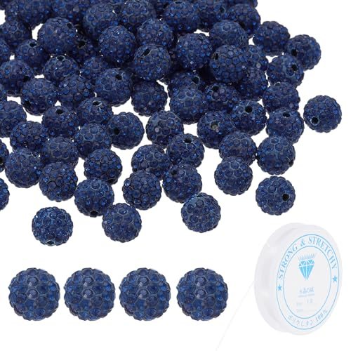 10mm Rhinestone Clay Beads — PATIKIL