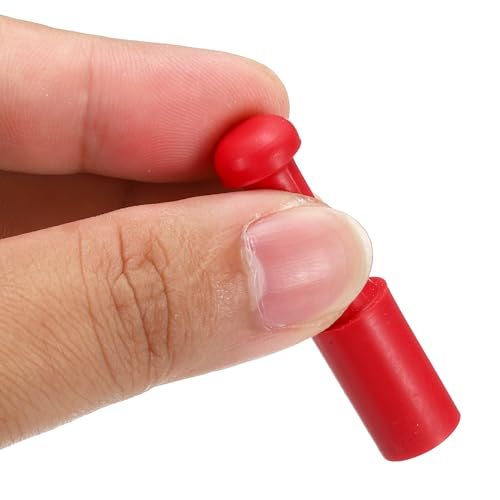 10mm Stamp Rubber Round Handle, 5 Pack Rubber Knobs Stamp Mounts Drawer view 4