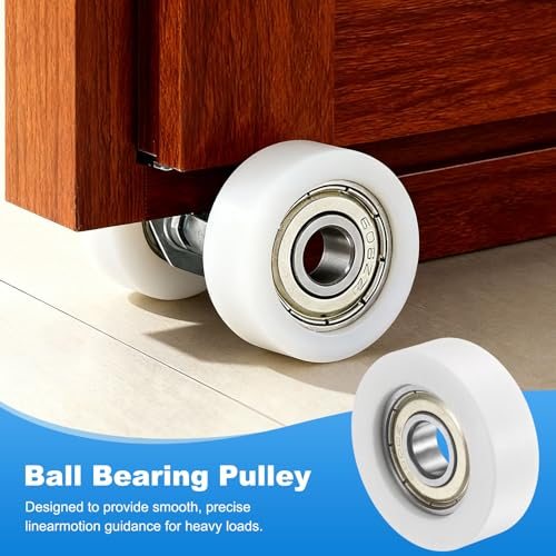 10x38x12mm Ball Bearing Guide Pulley Roller 10PCS Nylon Round Wheel view 5