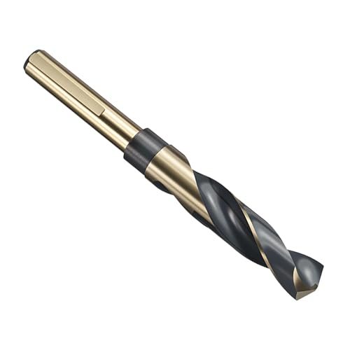 11/16" Drill Bit 1/2" Reduced Shank 135° M2 HSS — PATIKIL