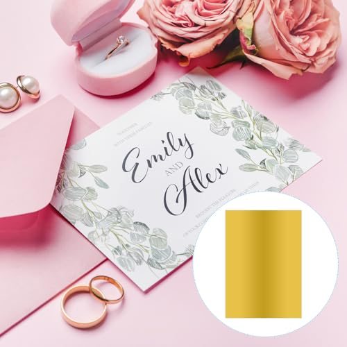 11.7x8.3" Hot Stamping Foil Paper Sheet Heat Transfer Hot Stamping, 50 view 4