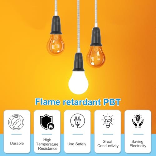 11.8 Inch E26/E27 Light Socket Extender view 3
