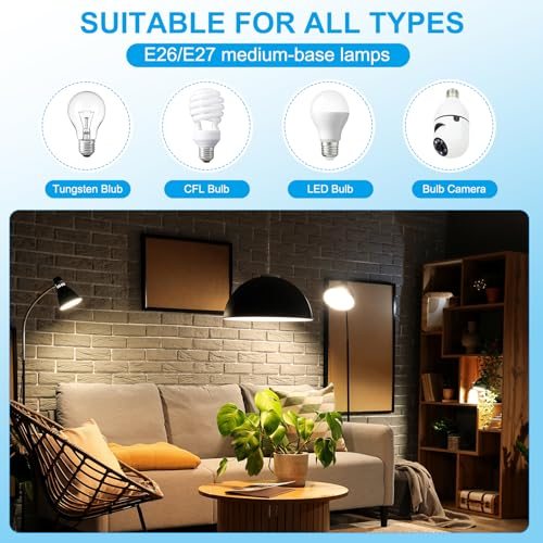 11.8 Inch E26/E27 Light Socket Extender view 5