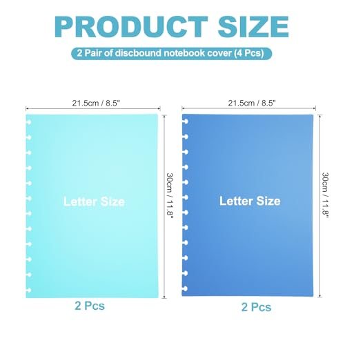11.8x8.5 Discbound Notebook Cover A4 Letter Size view 2