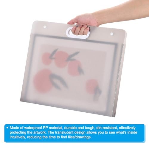 11 Inch Plastic Art Portfolio, Large Art Storage Bag view 5