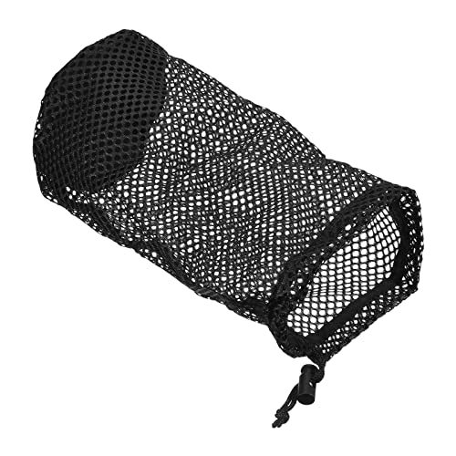 11"x5.5" Golf Ball Bag, Nylon Drawstring Mesh Bag Storage 48-56 Balls — PATIKIL
