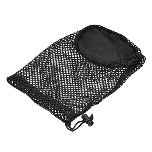 11"x5.5" Golf Ball Bag, Nylon Drawstring Mesh Bag Storage 48-56 Balls view 3