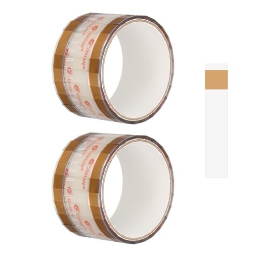 11x55mm Beverage Sealing Tape 2 Roll Tamper Proof Stickers Brown — PATIKIL