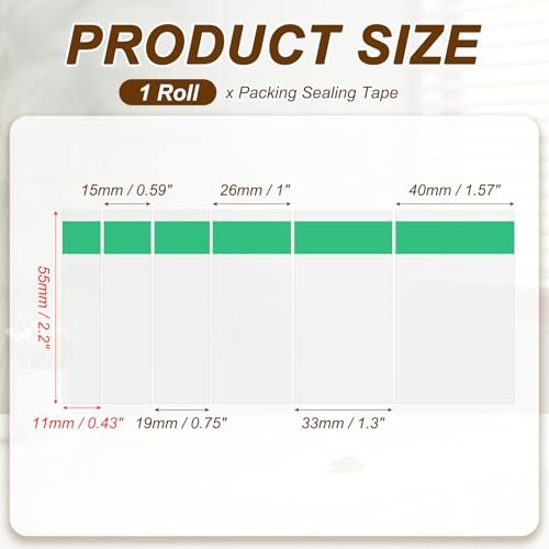 11x55mm Beverage Sealing Tape Tamper Proof Food Stickers Green view 2