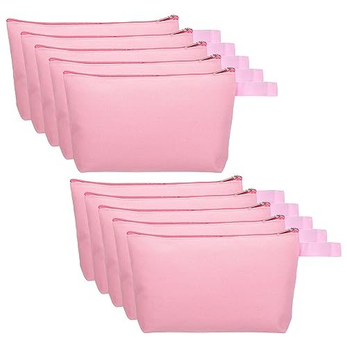 12.2 x 7.5 Canvas Makeup Bags — PATIKIL