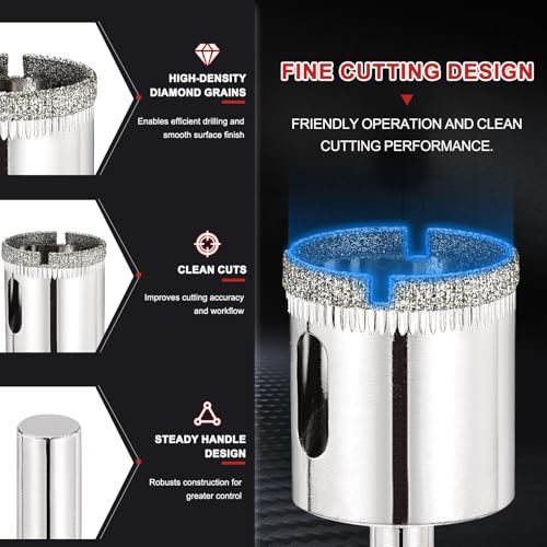 12-25mm Diamond Hole Saw Set 15/32" view 4