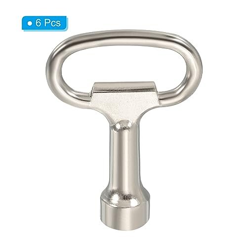 12.5x7mm Triangle Socket Spanner Key, 6 Pack Electrical Cabinet Gas Water view 3
