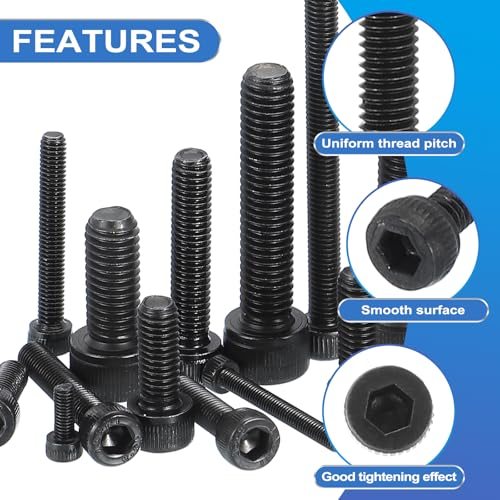 12.9 Grade Carbon Steel Hexagon Socket, Hex Socket Drive Machine Screws view 4