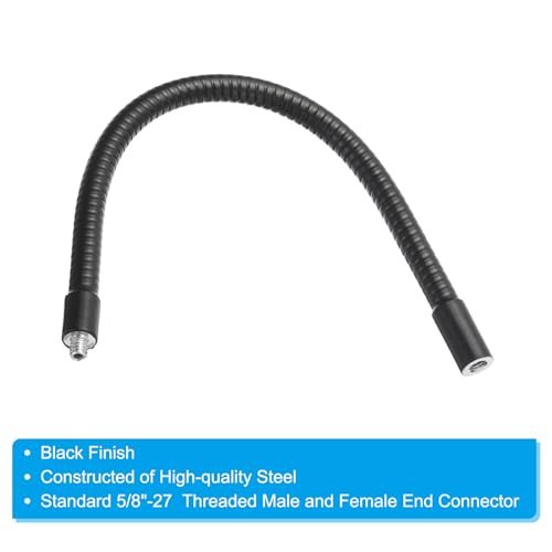12" Gooseneck, 2 Pcs 1/4"-20 Female view 3