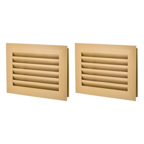 12" x 8" Door Air Vent Cover 2Pcs Anodized Aluminum Alloy — PATIKIL