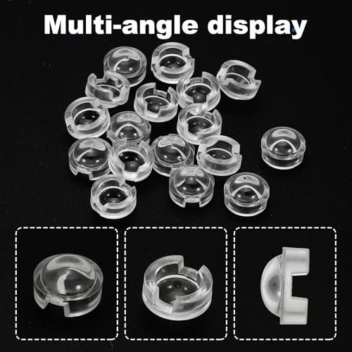 12mm LED Convex Lens, Transparent view 4