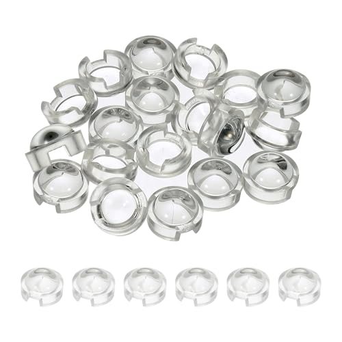 12mm LED Convex Lens, Transparent — PATIKIL