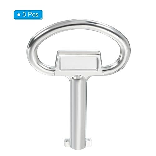 13.5x5mm Socket Spanner Key, 3 Pack Electrical Cabinet Gas Water Meter Key view 3