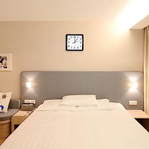 13x12 Inch Wall Clock, Quartz Battery Operated Silent Non-Ticking view 5