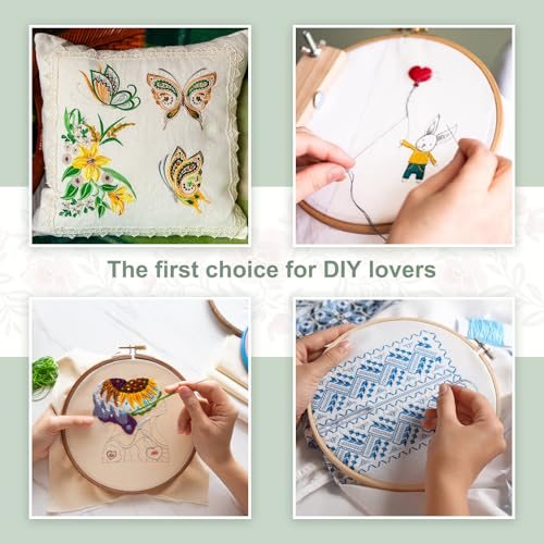 14 Count Cross Stitch Cloth 19"x28", Embroidery Cotton Fabric DIY Cross view 5