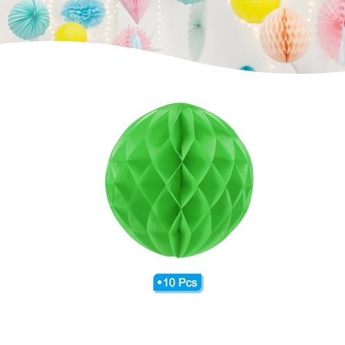 14" Honeycomb Balls Tissue Paper Pom Poms, Party Hanging Paper Honeycomb view 3
