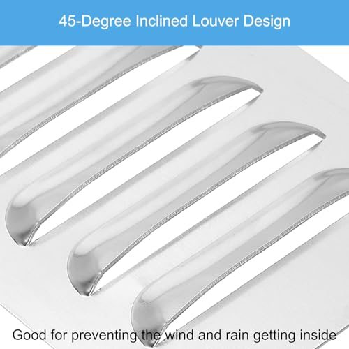 14 Inch Aluminum Vent Cover, Screen Air Grille Ventilation Cover HVAC view 3