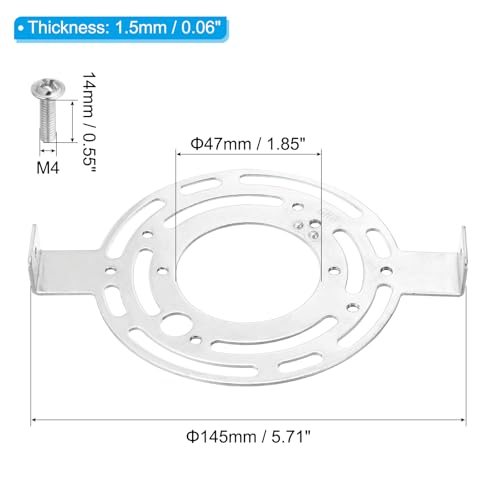 145mm (5.71") Universal Light Fixture Mounting Bracket Kit 2set view 2