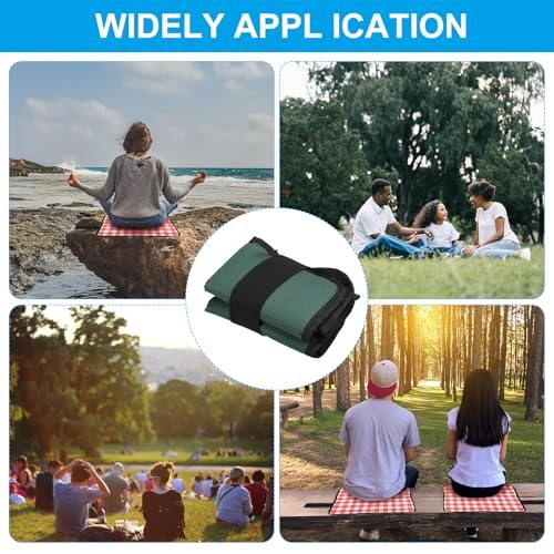 15"x11" Outdoor Sitting Mat, Waterproof Oxford Cloth Seat Cushion Folding view 5