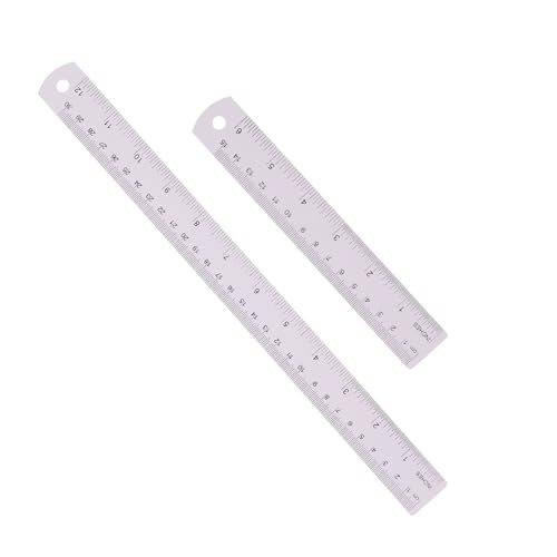 15cm, 30cm Metal Ruler, with Centimeters — PATIKIL