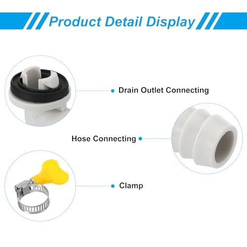 15mm Universal Air Conditioner Drain Hose Connector Clamp Hoop, Universal view 4