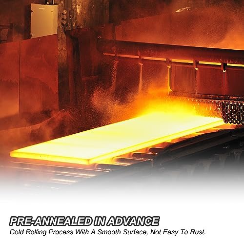 15N20 Steel Flat Bar, 2 Pcs 12" x 1 1/2" x 1/16" Knife Making Steel Iron view 4