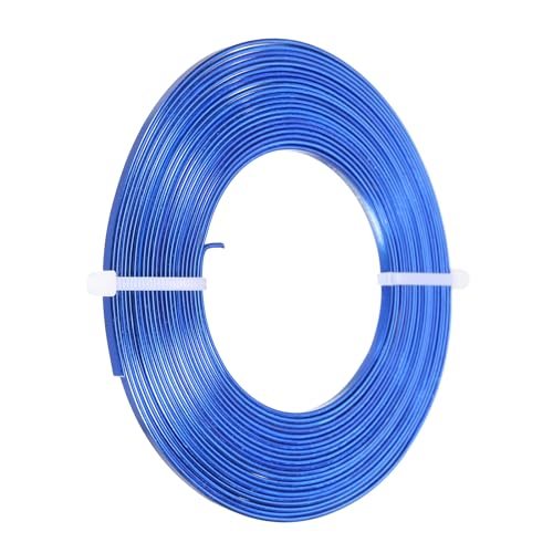 16.4 Feet Flat Aluminum Wire, 18 Gauge Bendable Anodized Aluminum Wire view 3