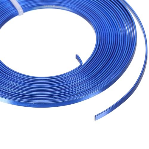 16.4 Feet Flat Aluminum Wire, 18 Gauge Bendable Anodized Aluminum Wire view 4