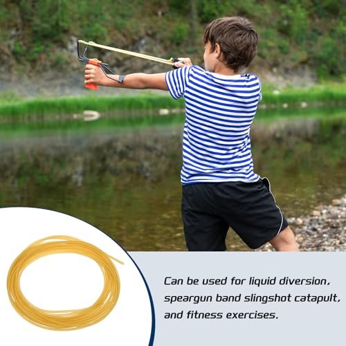 16.4 Ft Rubber Tubing, Sling Shot Rubber Tubing Natural Latex view 4