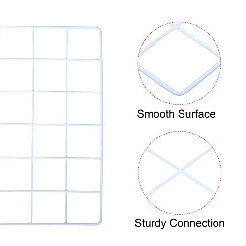 16"x12" Wire Grid Panel, 3 Pack Wall Grid Decorative Panels Board Photo view 3