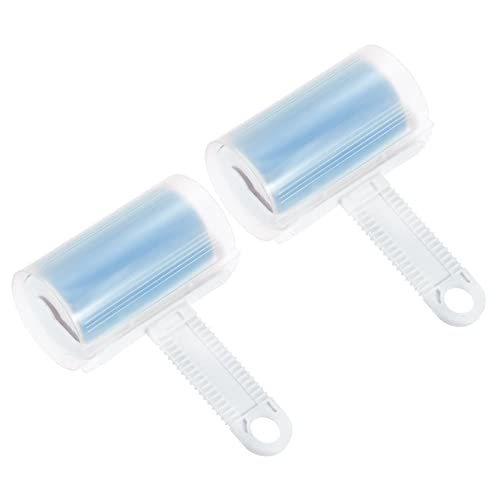 17cm Fluff Hair Remover, 2 Pack Portable Sticky Roller Dust Cleaning Tool — PATIKIL