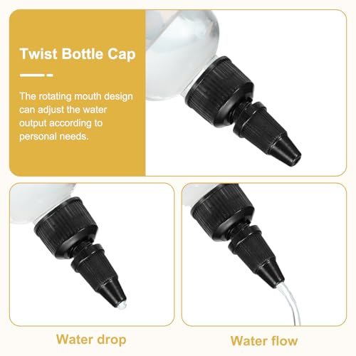 18/410 Twist Bottle Caps, 18 Pcs Plastic Ribbed Edge Squeeze Bottle view 4