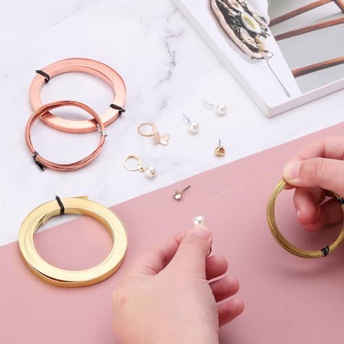 19.7 Feet Brass Square Wire, 1mm Wide Bendable Brass Beading Wire 18 view 3