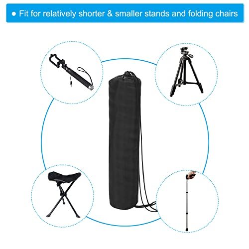 19 Inch Mini Camp Chair Replacement Bag, 2 Pack Nylon Foldable Tripod view 4