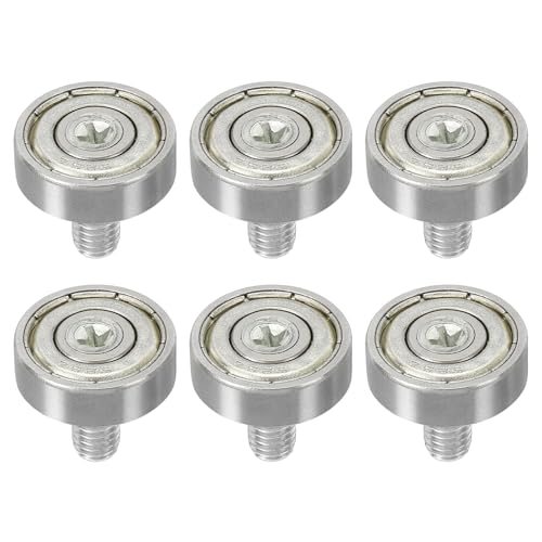 19mm Drawer Rollers, 6 Pack Drawer Pulley Replacement Wheels Bearing — PATIKIL