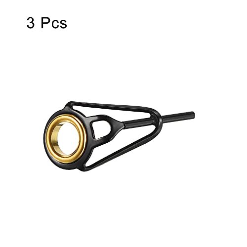 1mm Tube Dia Fishing Rod Tips Repair Kit, 3pcs Stainless Steel Ring Guide view 3