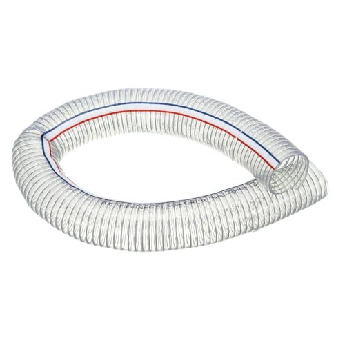 2-1/2" ID Wire Reinforced Hose 3.3 Ft PVC Vinyl Suction Tubing, High — PATIKIL